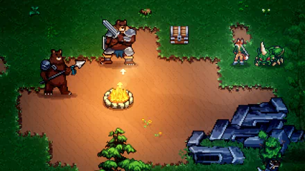 video game Of Blades & Tails HD Desktop Wallpaper | Background Image