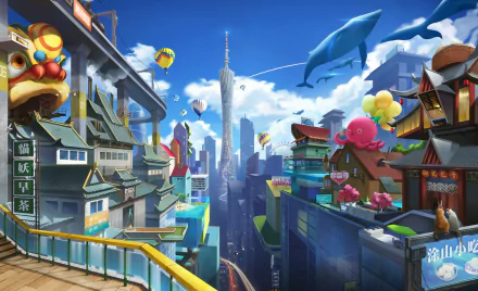  City in another dimension by shawn lee