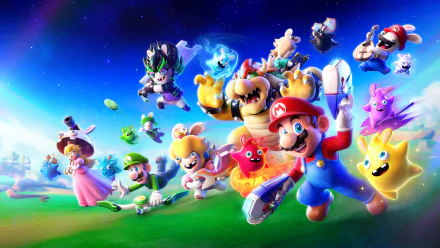 video game Mario + Rabbids Sparks of Hope HD Desktop Wallpaper | Background Image