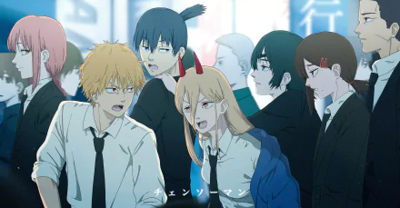 Power (Chainsaw Man) Aki Hayakawa Denji (Chainsaw Man) Makima (Chainsaw Man) Anime Chainsaw Man HD Desktop Wallpaper | Background Image