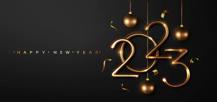 Happy New Year holiday New Year 2023 HD Desktop Wallpaper | Background Image