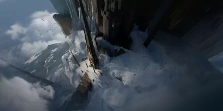  Temple in the mountains by Oksana Dobrovolska