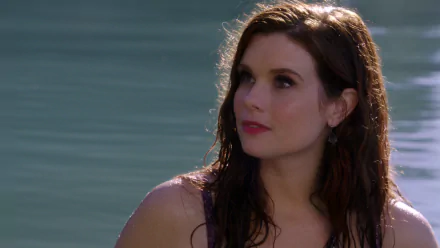 Ariel from Once Upon a Time, wet‑haired portrait by the water — HD PC desktop wallpaper and background