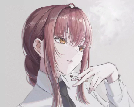 Makima (Chainsaw Man) Anime Chainsaw Man HD Desktop Wallpaper | Background Image