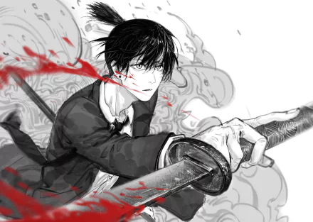 Aki Hayakawa Anime Chainsaw Man HD Desktop Wallpaper | Background Image