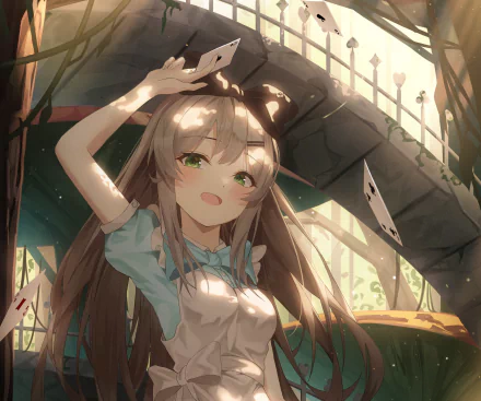 Anime Alice In Wonderland HD Desktop Wallpaper | Background Image