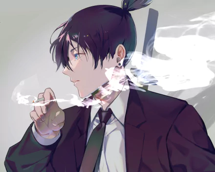 Aki Hayakawa Anime Chainsaw Man HD Desktop Wallpaper | Background Image