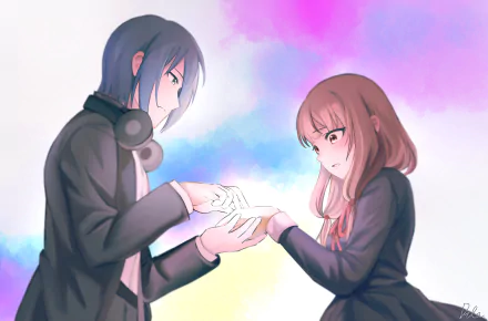 Yu Ishigami Miko Iino Anime Kaguya-sama: Love is War HD Desktop Wallpaper | Background Image