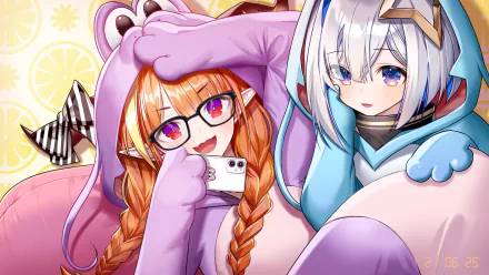  Amane Kanata &amp; Kiryu Coco