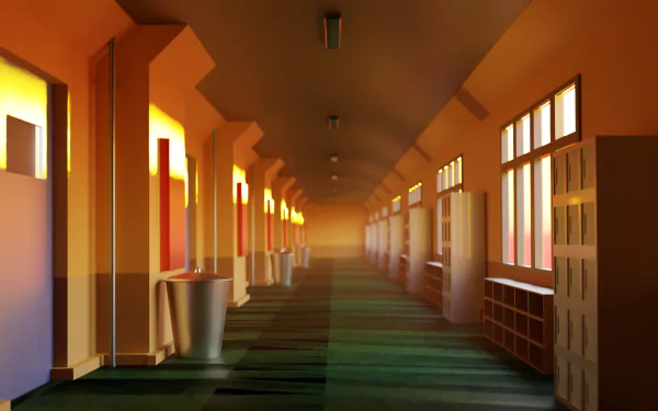  School Corridor