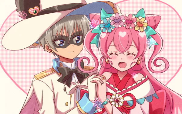 Shinada Takumi Nagomi Yui Cure Precious Anime Delicious Party Precure HD Desktop Wallpaper | Background Image