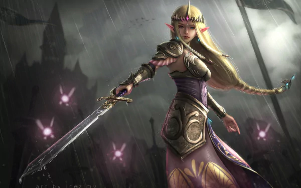 Princess Zelda video game Hyrule Warriors: Age of Calamity HD Desktop Wallpaper | Background Image