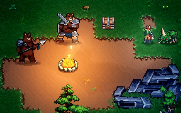 video game Of Blades & Tails HD Desktop Wallpaper | Background Image