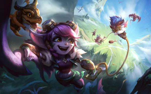 Lulu (League Of Legends) video game League Of Legends HD Desktop Wallpaper | Background Image
