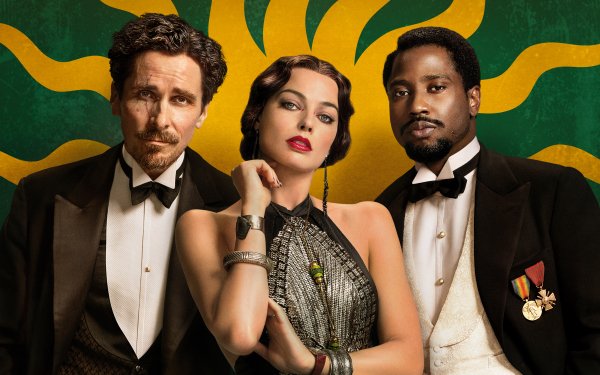 Movie Amsterdam Christian Bale John David Washington Margot Robbie HD Wallpaper | Background Image