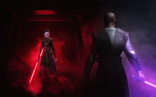  Dark Rey vs Mace Windu