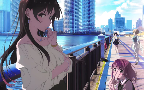 Sumi Sakurasawa Chizuru Ichinose Anime Rent-A-Girlfriend HD Desktop Wallpaper | Background Image