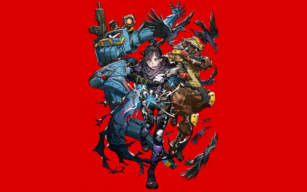 Video Game Apex Legends Wraith Bloodhound Pathfinder HD Wallpaper | Background Image