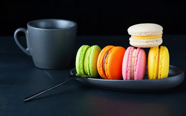 food macaron HD Desktop Wallpaper | Background Image