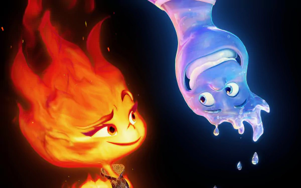 Wade Ripple Ember Lumen movie elemental HD Desktop Wallpaper | Background Image