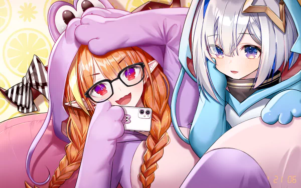  Amane Kanata &amp; Kiryu Coco