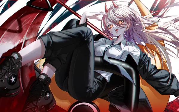 Power (Chainsaw Man) Anime Chainsaw Man HD Desktop Wallpaper | Background Image