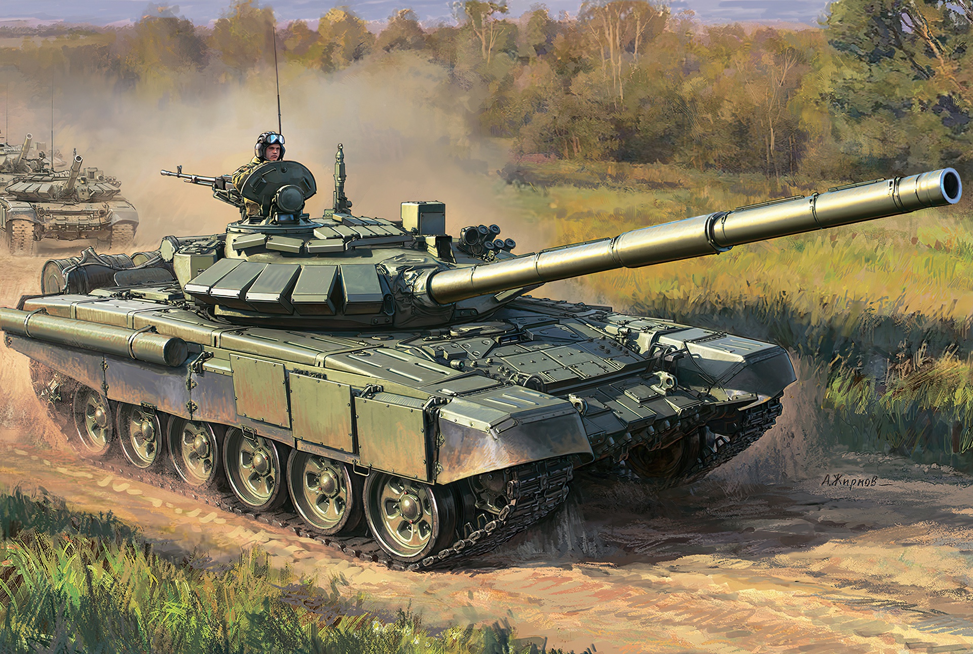 T-72B3 by Andrei Zhirnov
