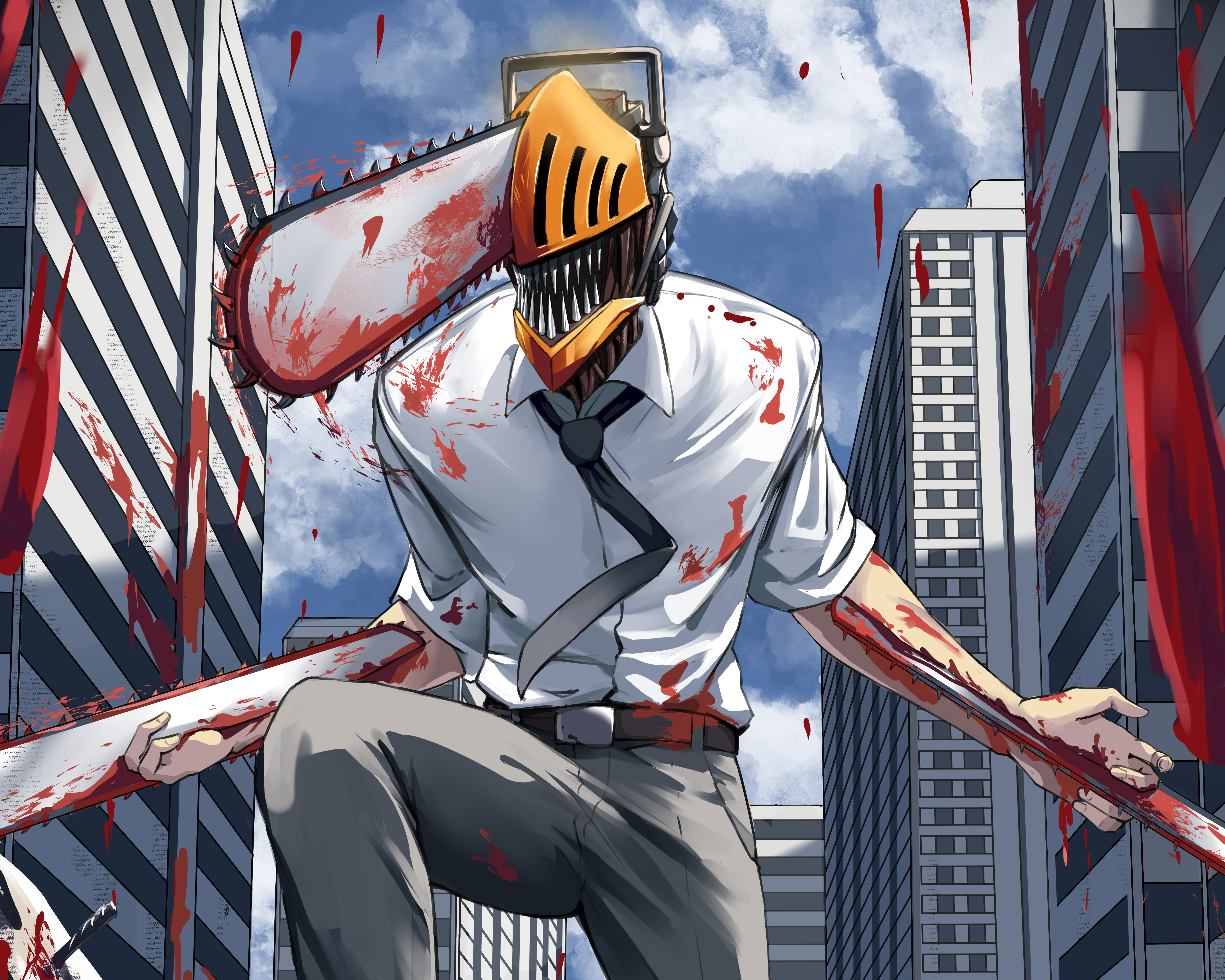 Anime Chainsaw Man HD Wallpaper by bikku