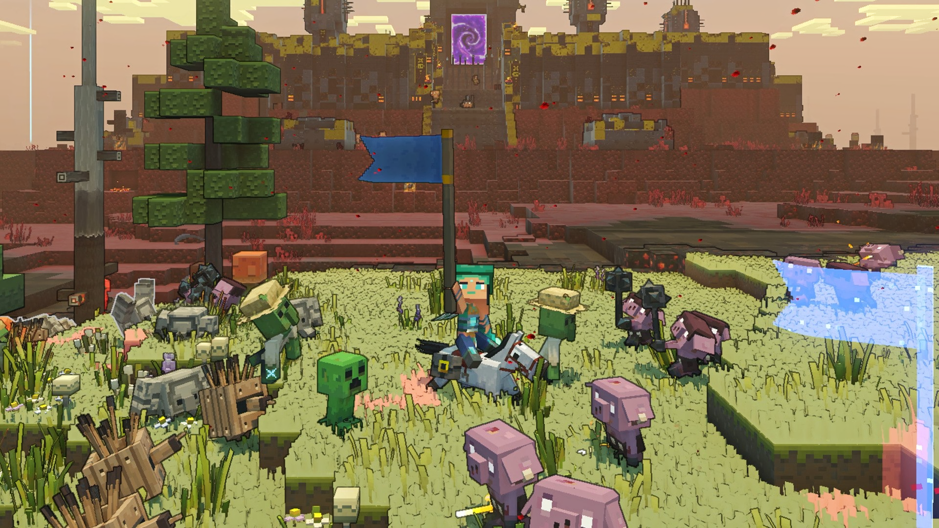 Video Game Minecraft Legends HD Wallpaper | Background Image