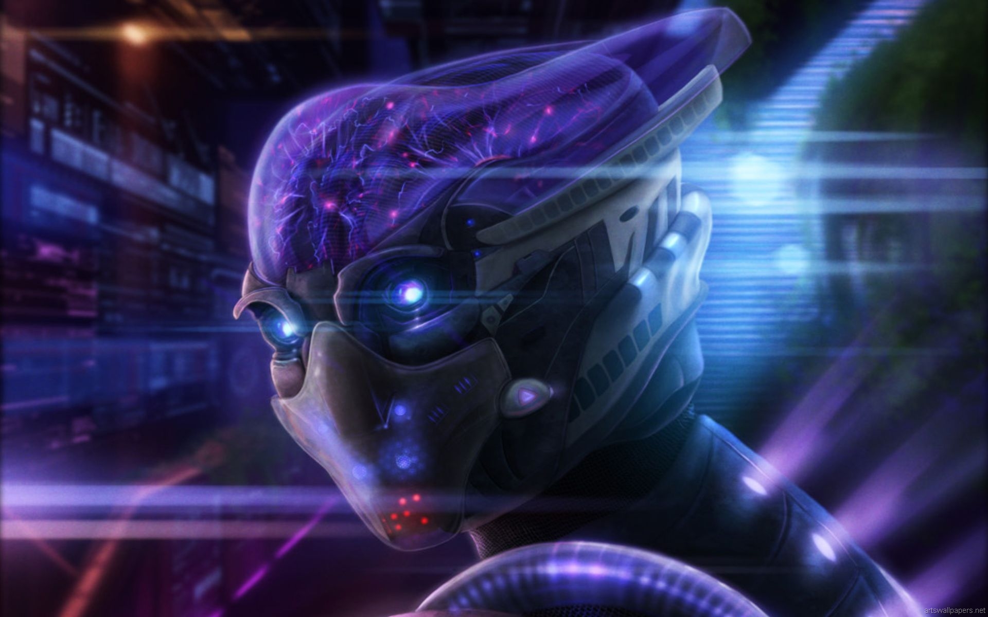 Sci Fi cyborg desktop wallpaper
