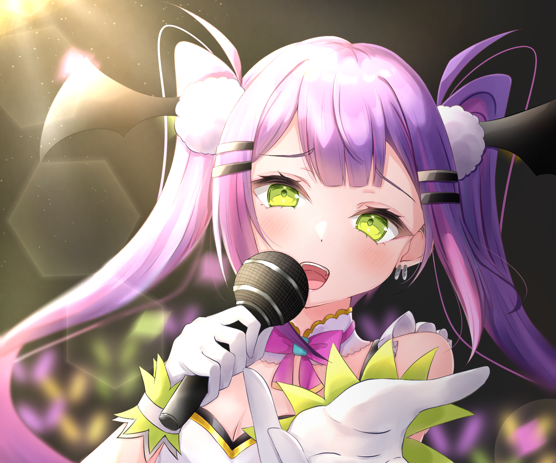 Download Tokoyami Towa Hololive Anime Virtual Youtuber HD Wallpaper by Suzuka