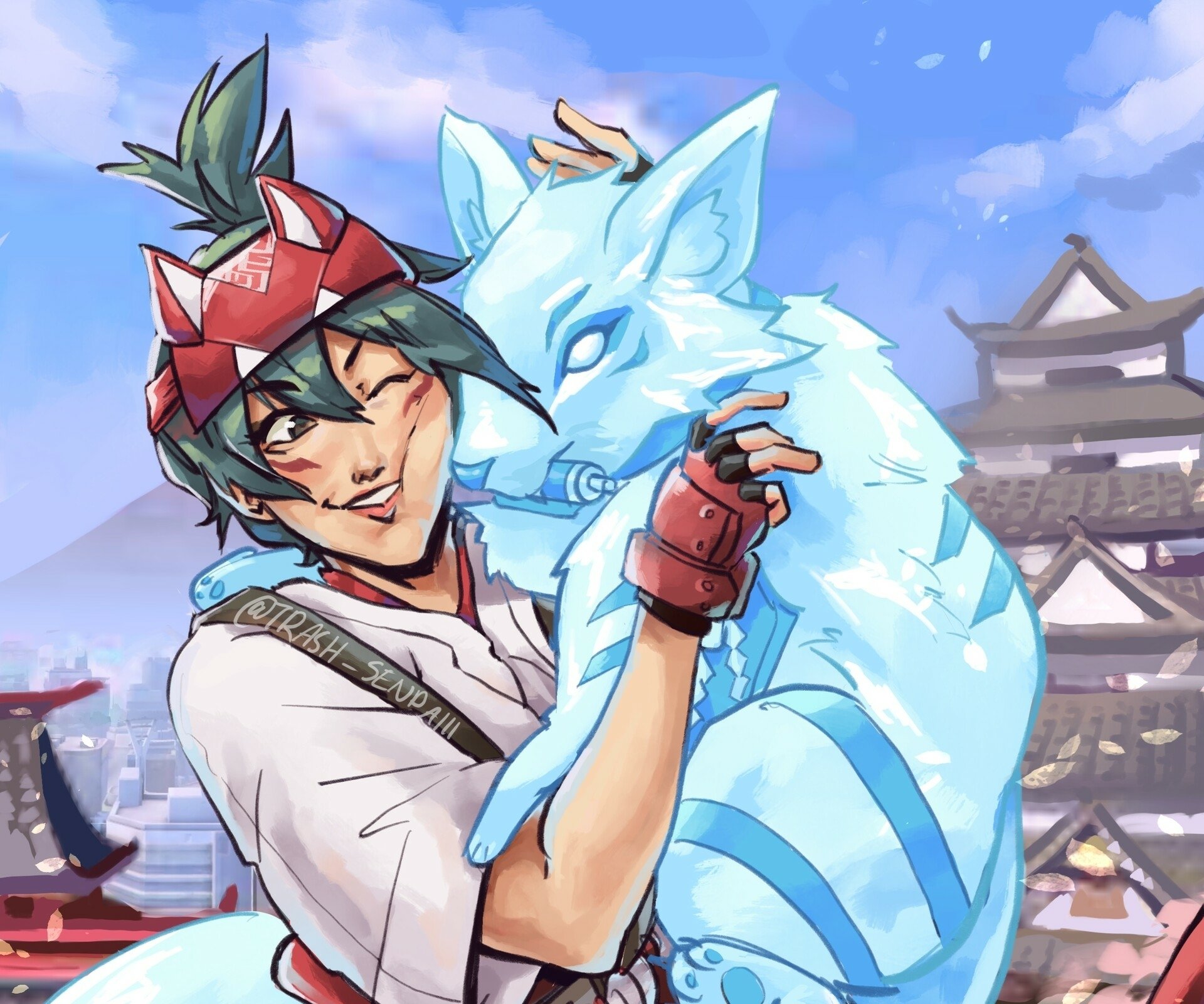 Download Kiriko (Overwatch) Video Game Overwatch 2 HD Wallpaper by Nina Liu