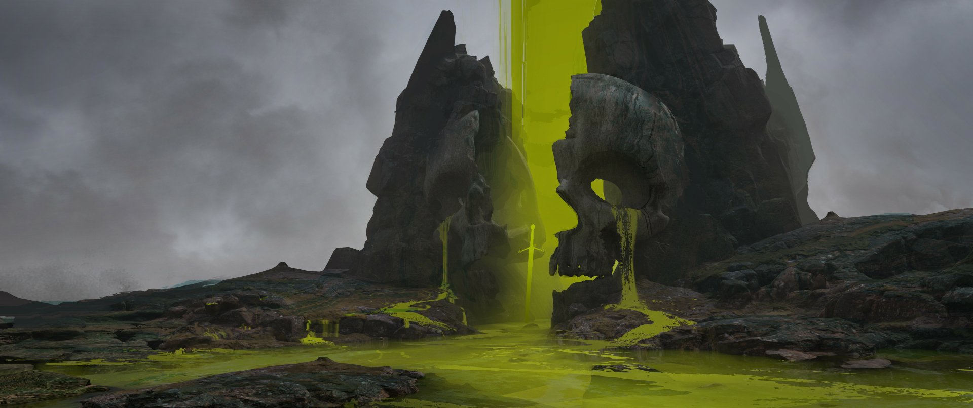 Download Dark Skull HD Wallpaper by Sergey Snegirev