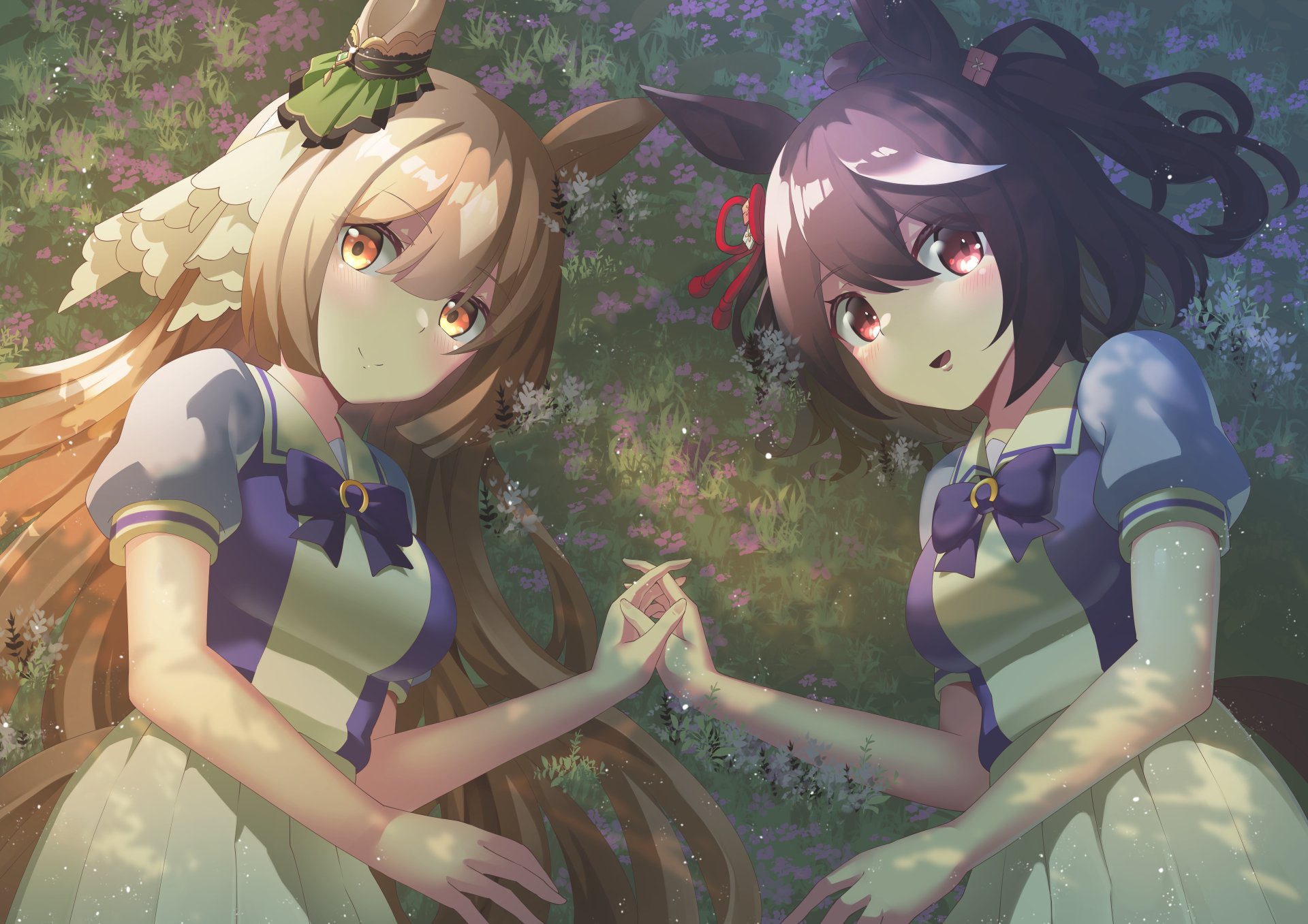 Download Satono Diamond Kitasan Black Anime Uma Musume: Pretty Derby 4k Ultra HD Wallpaper