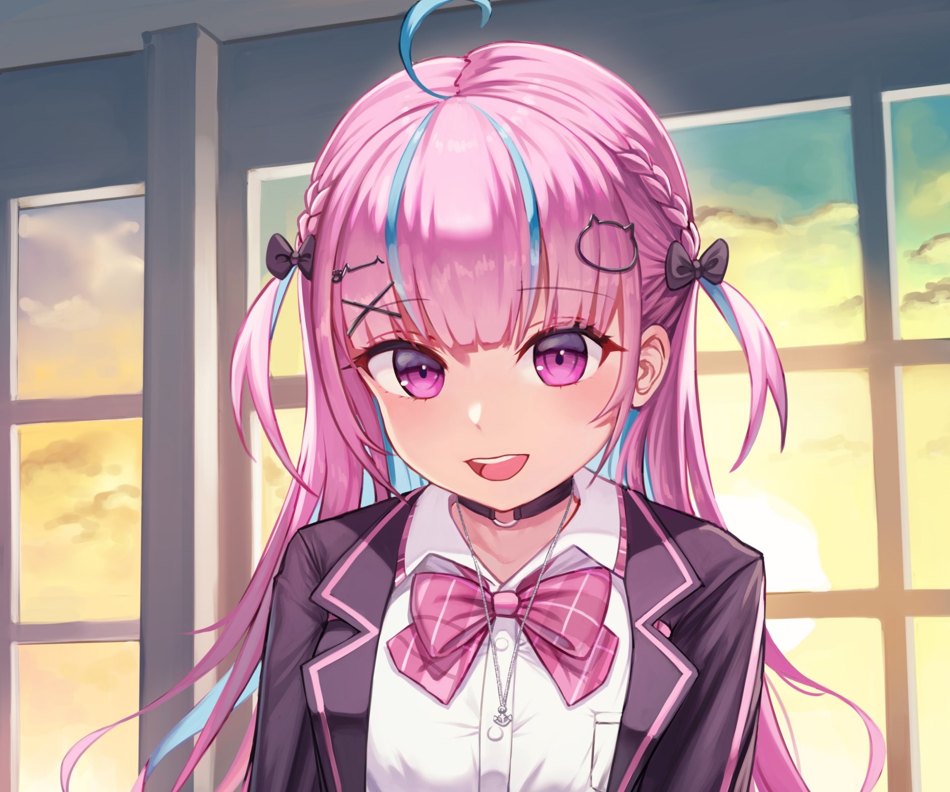 Download Hololive Minato Aqua Anime Virtual Youtuber HD Wallpaper by FoongSheng