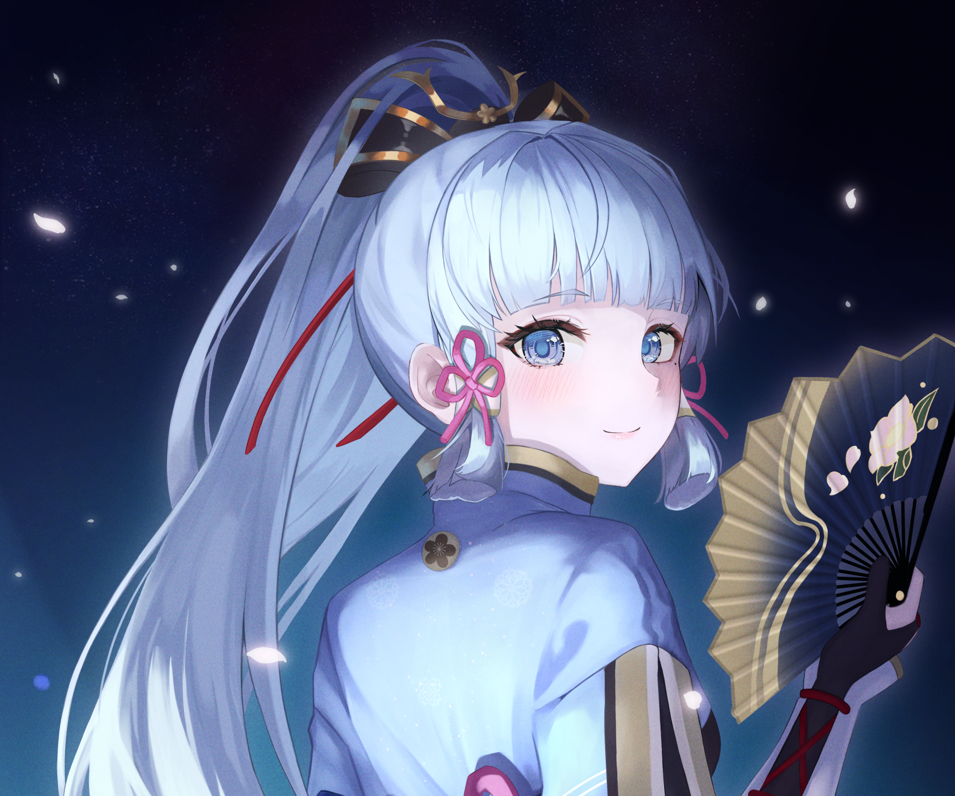 Download Kamisato Ayaka (Genshin Impact) Video Game Genshin Impact HD Wallpaper by guruguruming