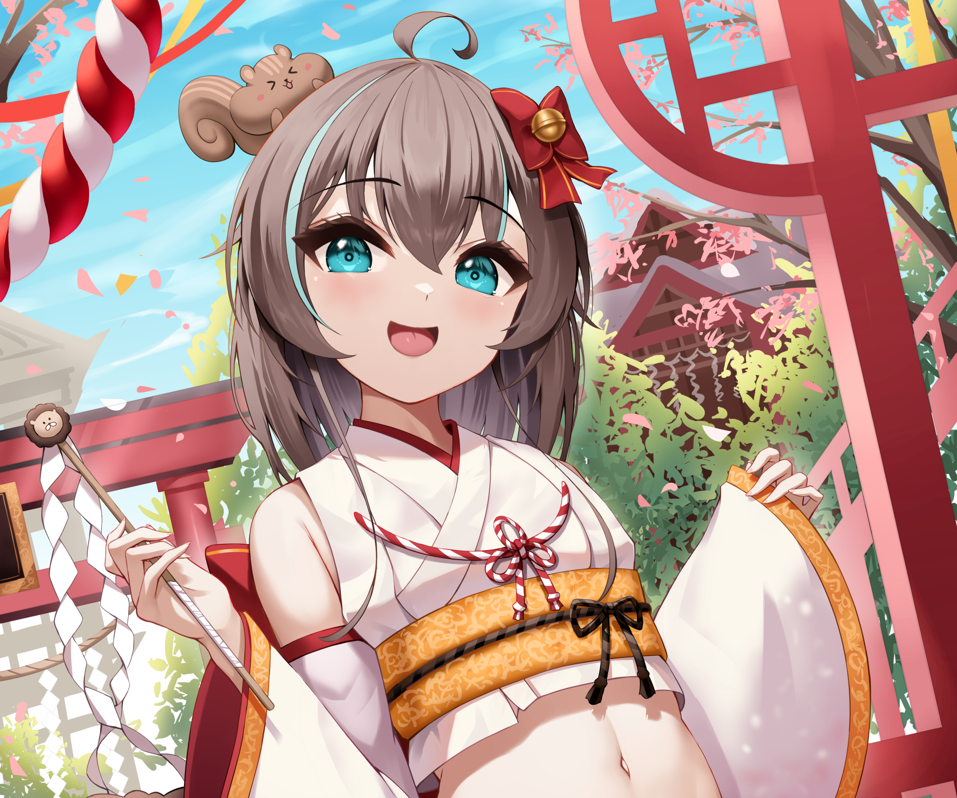 Download Hololive Natsuiro Matsuri Anime Virtual Youtuber 4k Ultra HD Wallpaper by ROiNA
