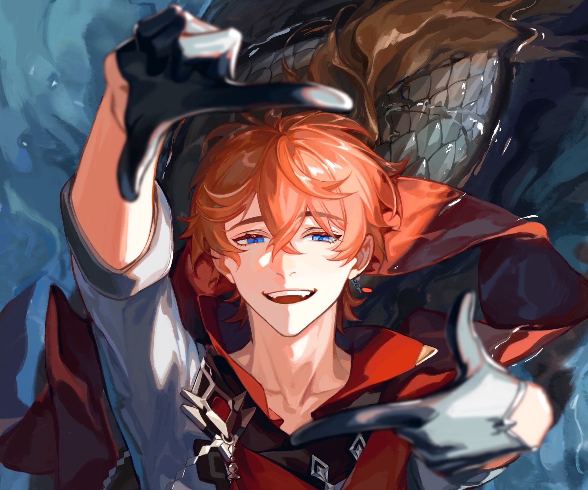 Download Tartaglia Childe (Genshin Impact) Video Game Genshin Impact HD Wallpaper by DonaldAkron