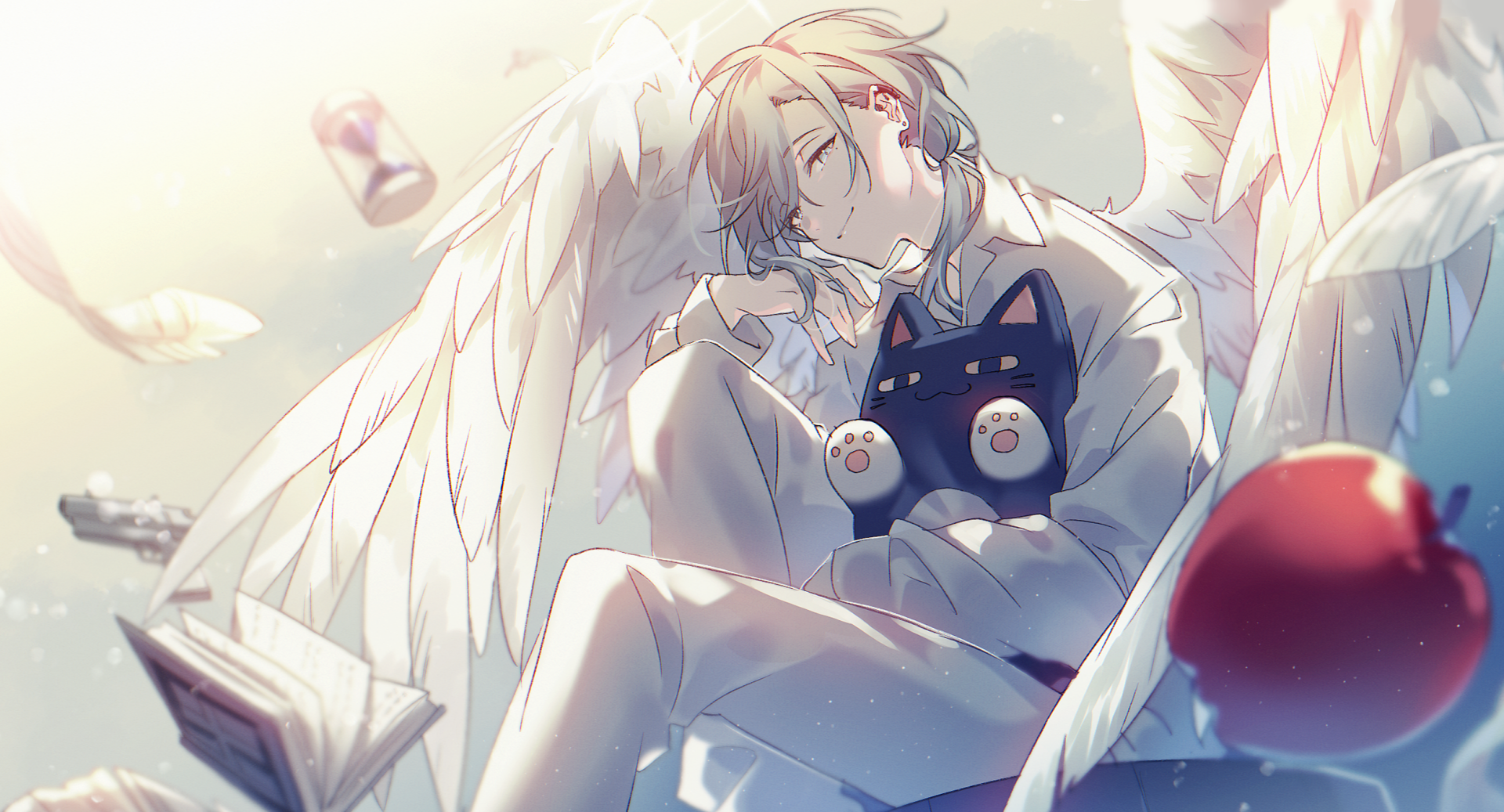 Download Angel Kanae (Virtual Youtuber) Anime Virtual Youtuber Anime Angel HD Wallpaper by shuai 0317