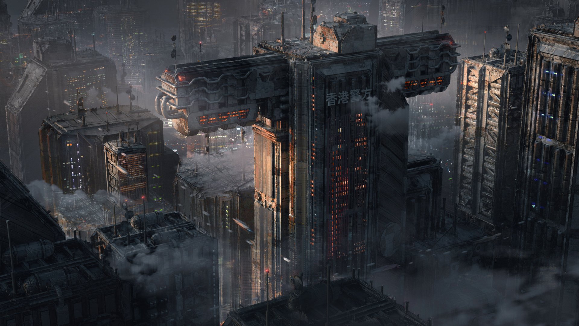 Download Sci Fi City Sci Fi City HD Wallpaper by Job Menting