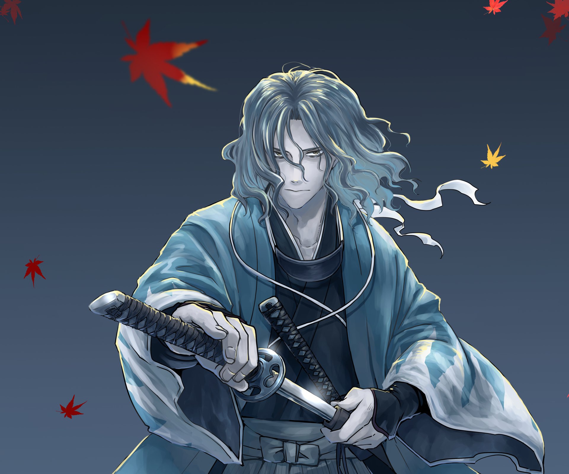 Download Saitou Hajime Anime Fate/Grand Order 4k Ultra HD Wallpaper by kainohito