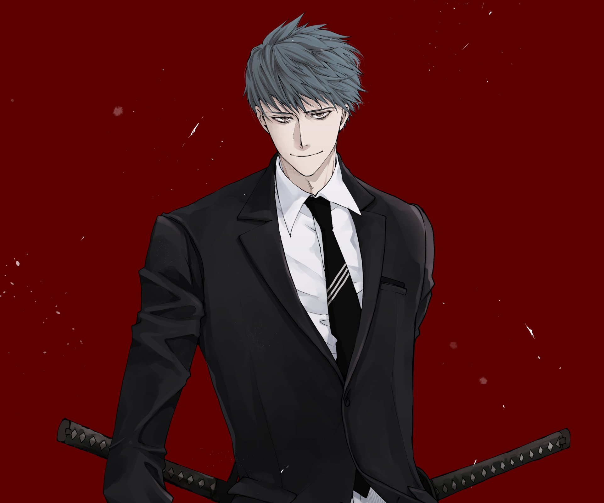 Download Saitou Hajime Anime Fate/Grand Order HD Wallpaper by kainohito