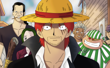 Shanks x luffy - One piece Wallpaper Download | MobCup