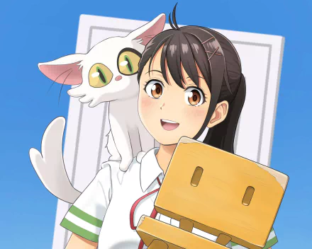 Daijin (Suzume no Tojimari) Suzume Iwato Anime Suzume no Tojimari HD Desktop Wallpaper | Background Image