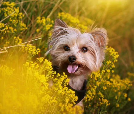 Animal yorkshire terrier HD Desktop Wallpaper | Background Image
