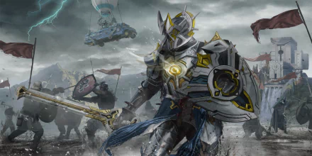  Chapter 4, Season 1 - The Ageless Champion Loading Screen by David Benzal