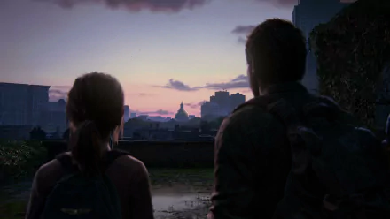 Joel (The Last of Us) Ellie (The Last of Us) video game The Last of Us Part I HD Desktop Wallpaper | Background Image
