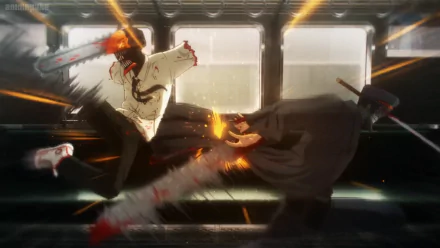 Katana Man (Chainsaw Man) Denji (Chainsaw Man) Anime Chainsaw Man HD Desktop Wallpaper | Background Image