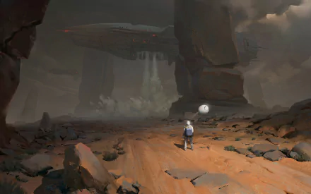 Sci Fi astronaut HD Desktop Wallpaper | Background Image