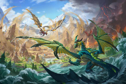 dragon video game League of Legends: Wild Rift HD Desktop Wallpaper | Background Image